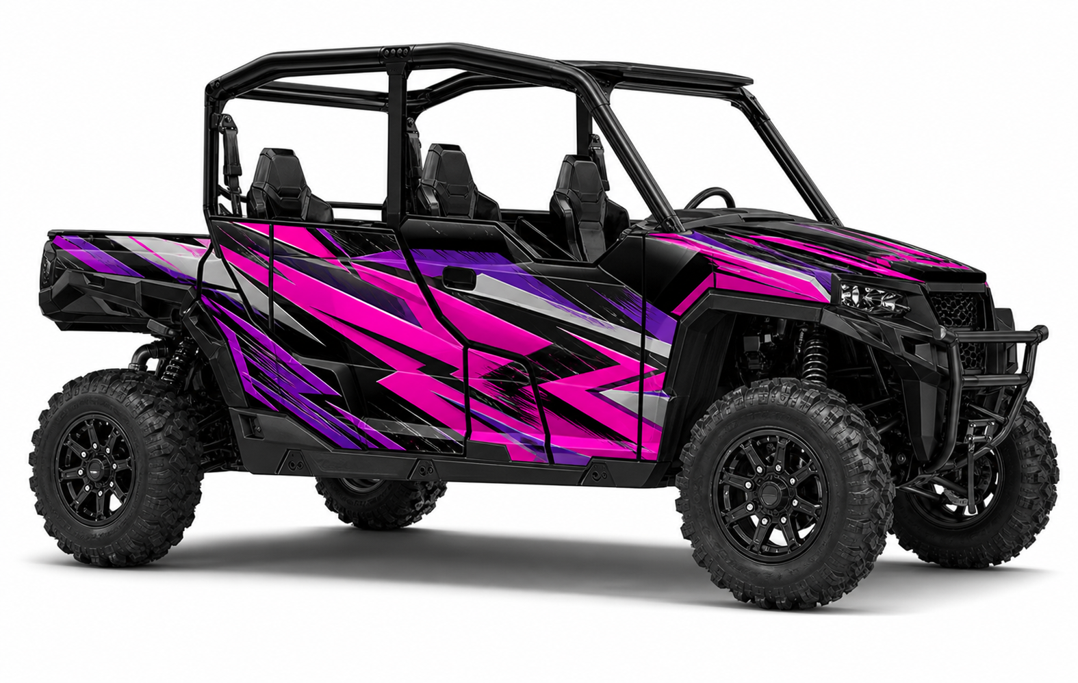 Kit de gráficas para UTV Polaris 4 Plazas - MAGENTA RUSH - LedPro Racing
