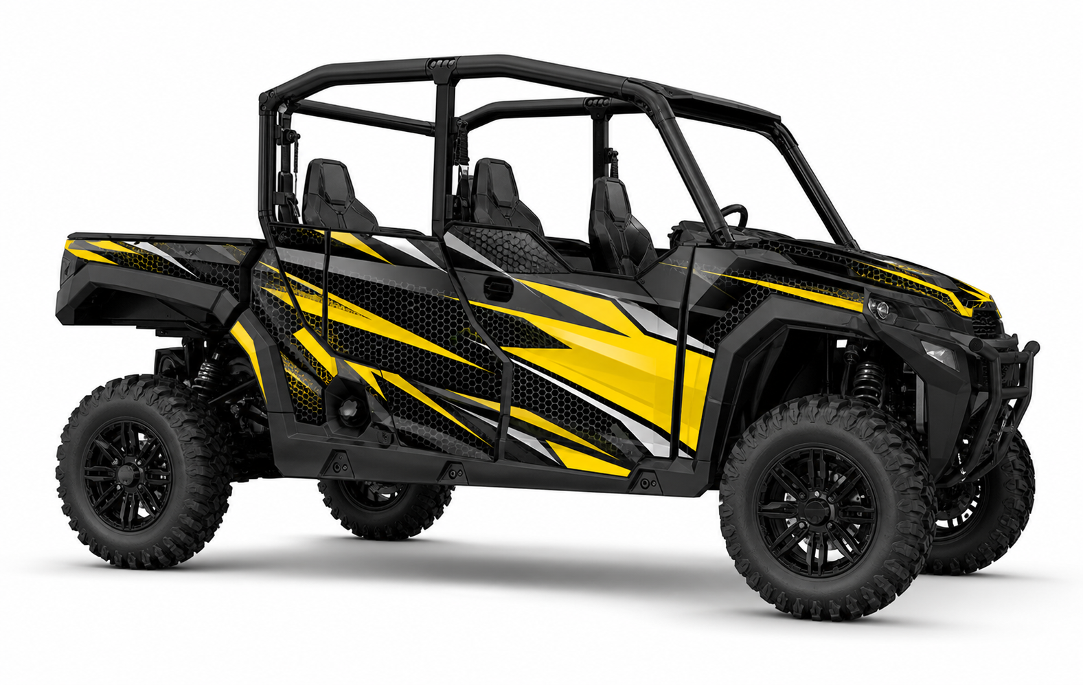 Kit de gráficas para UTV Polaris 4 Plazas - YELLOW JACKET - LedPro Racing