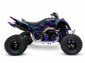 Kit de gráficas para ATV Yamaha Raptor - Diseño 11 Neon Circuit - LedPro Racing