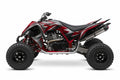 Kit de gráficas para ATV Yamaha Raptor - Diseño 12 Crimson Steel - LedPro Racing
