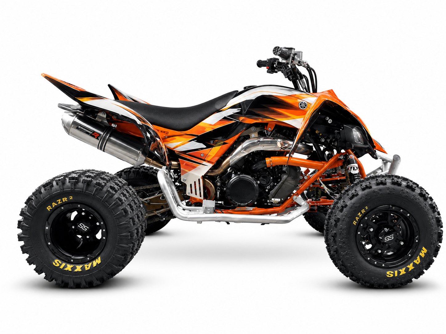 Kit de gráficas para ATV Yamaha Raptor - Diseño 13 Solar Flare - LedPro Racing