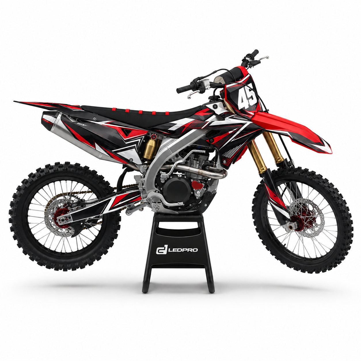 Kit de Gráficas para Motocross Suzuki RMZ - Diseño 1