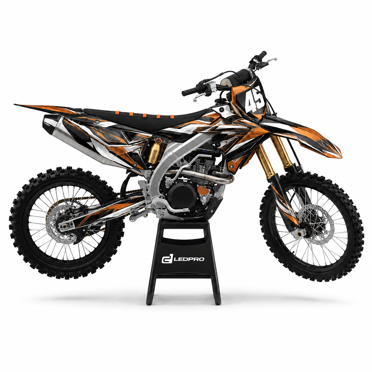 Kit de Gráficas para Motocross Suzuki RMZ - Diseño 10
