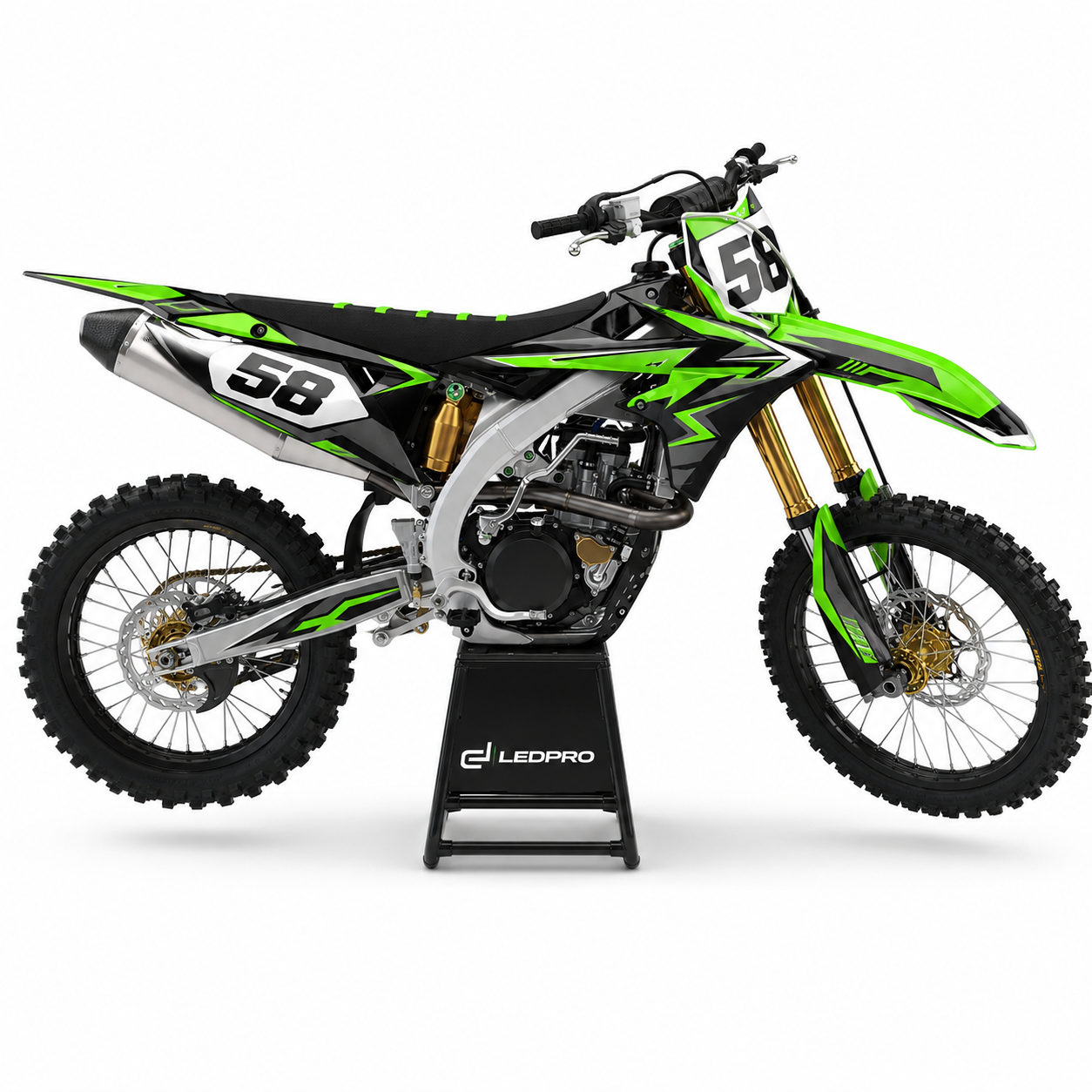 Kit de Gráficas para Motocross Suzuki RMZ - Diseño 14