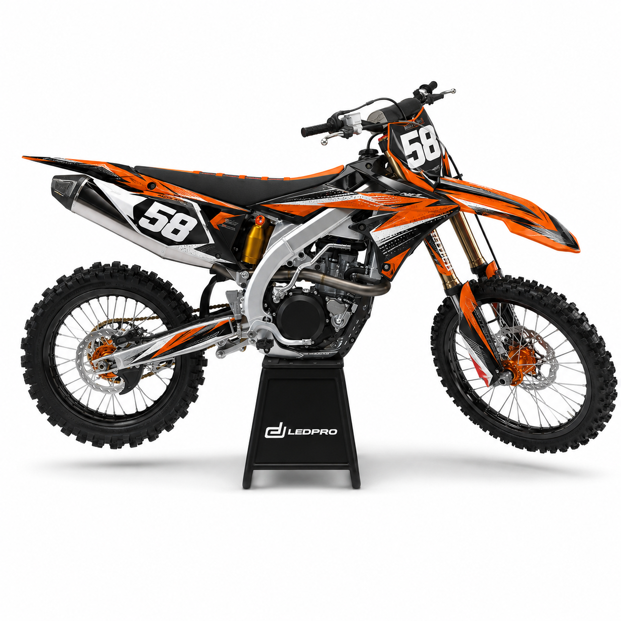 Kit de Gráficas para Motocross Suzuki RMZ - Diseño 15