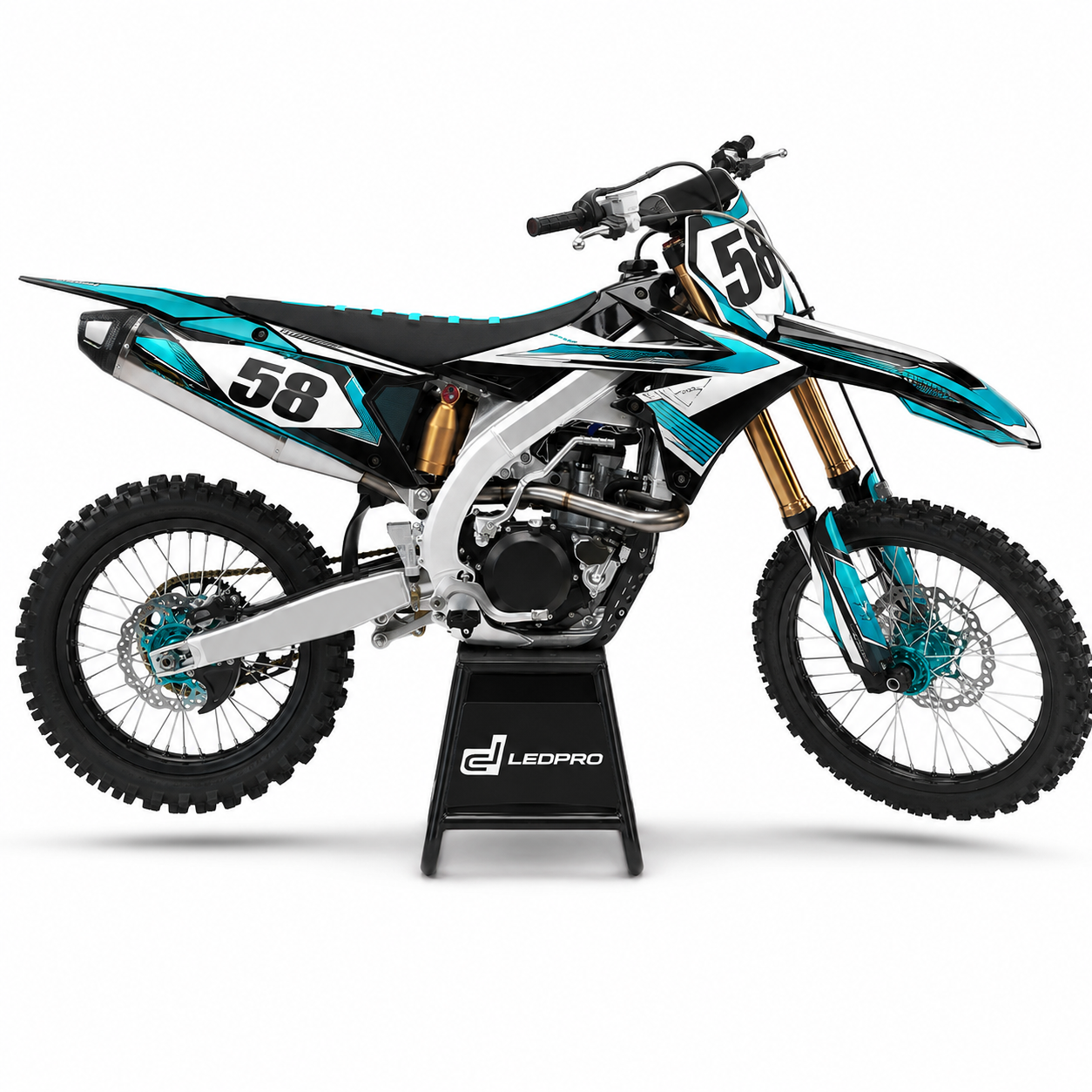 Kit de Gráficas para Motocross Suzuki RMZ - Diseño 16