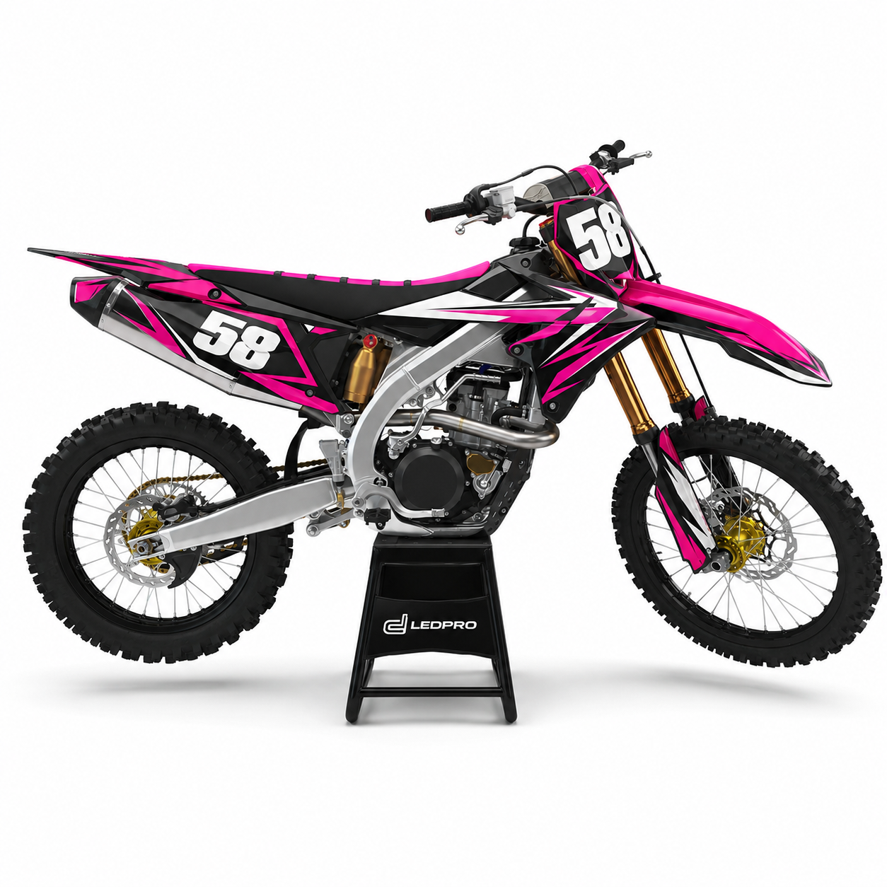 Kit de Gráficas para Motocross Suzuki RMZ - Diseño 17