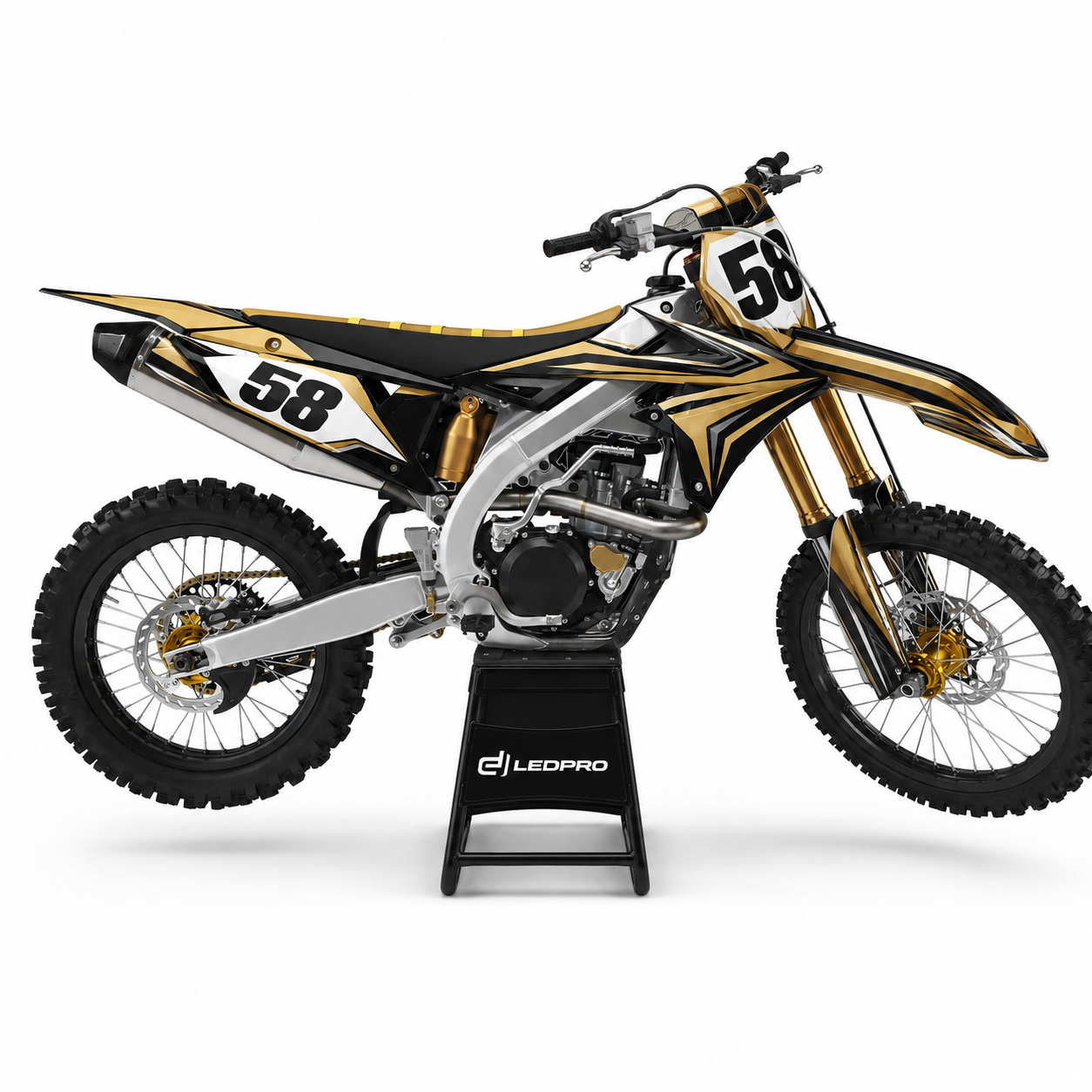 Kit de Gráficas para Motocross Suzuki RMZ - Diseño 18
