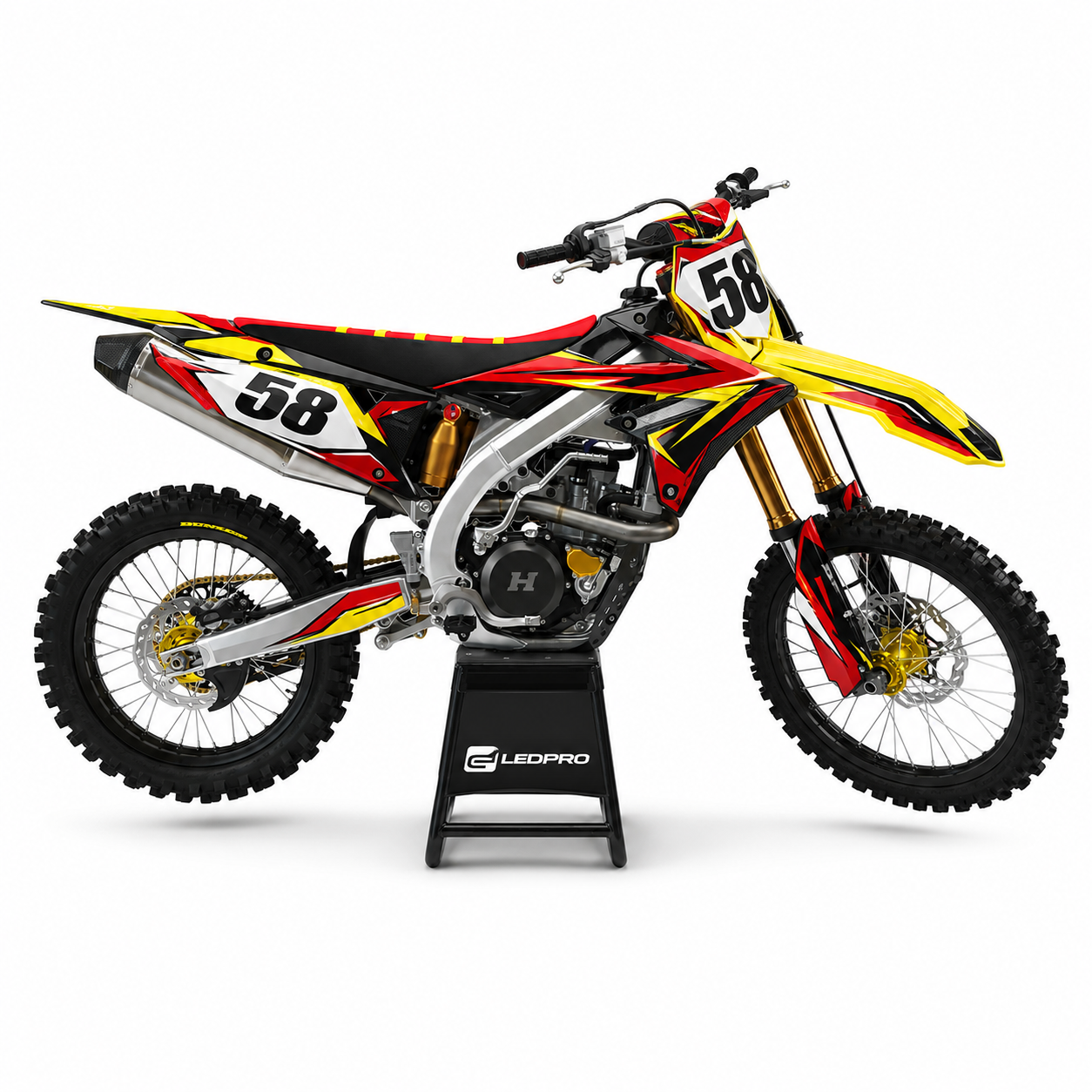 Kit de Gráficas para Motocross Suzuki RMZ - Diseño 20