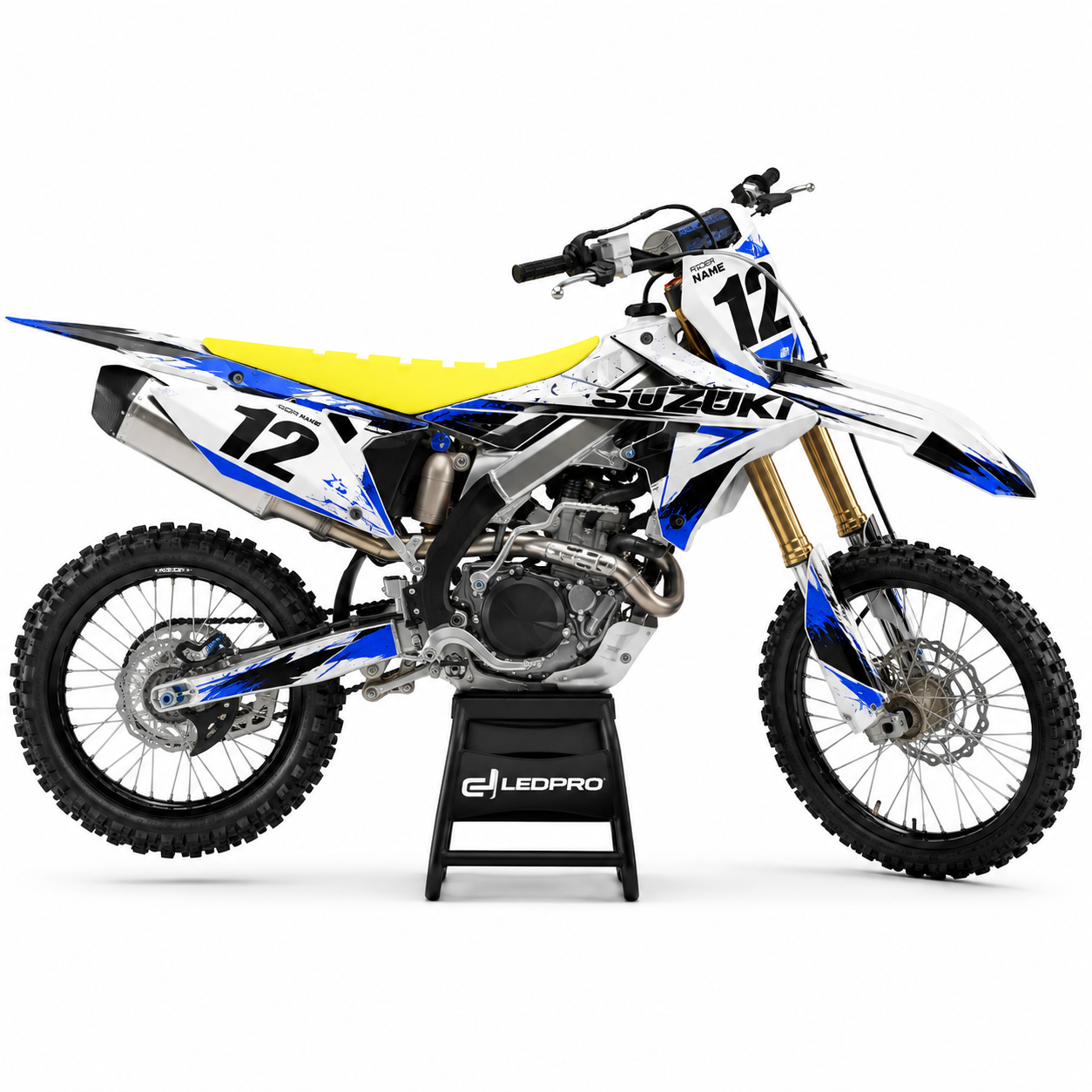 Kit de Gráficas para Motocross Suzuki RMZ - Diseño 21