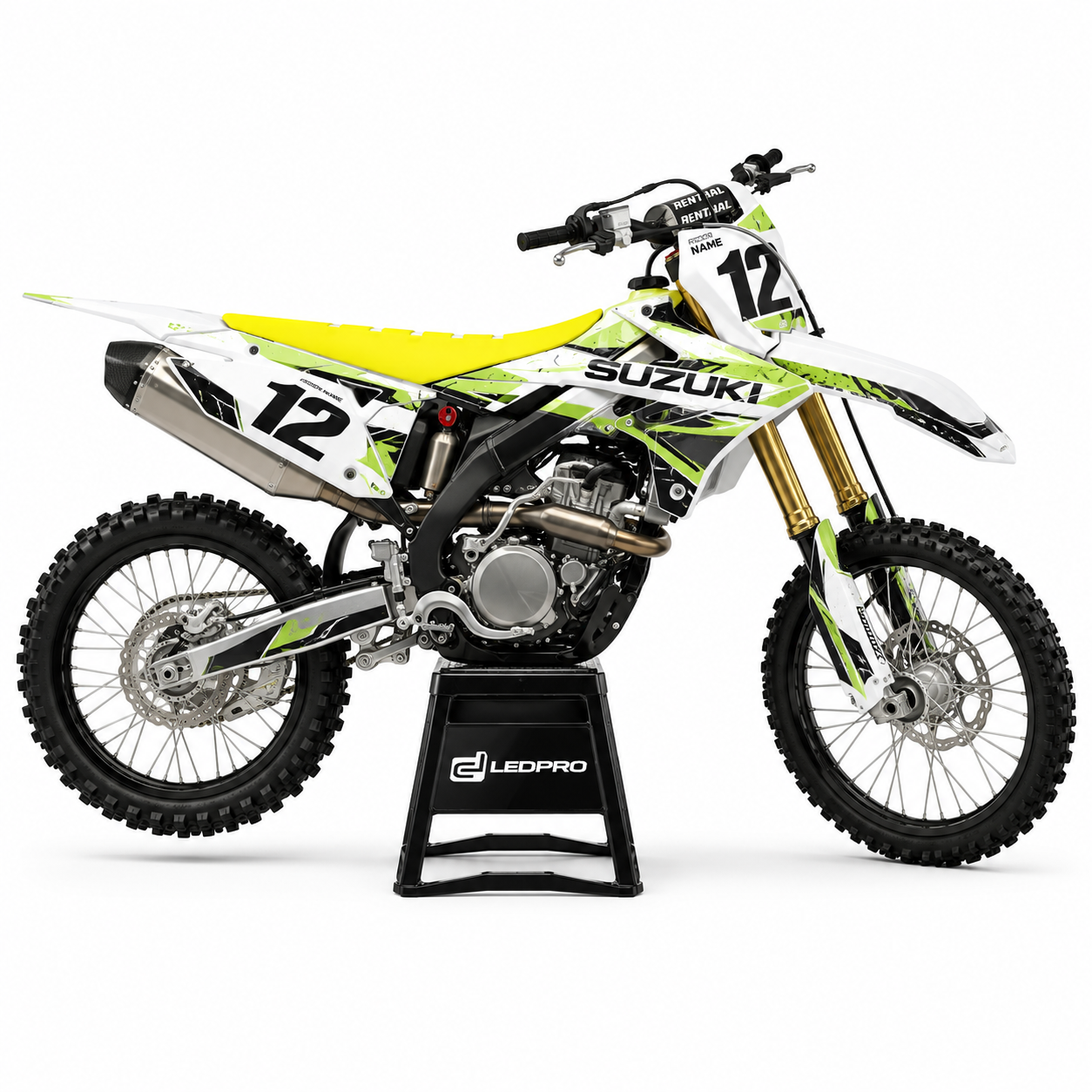Kit de Gráficas para Motocross Suzuki RMZ - Diseño 23