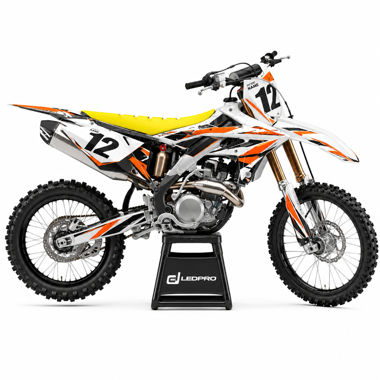 Kit de Gráficas para Motocross Suzuki RMZ - Diseño 24