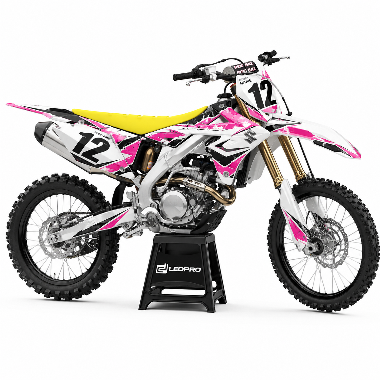 Kit de Gráficas para Motocross Suzuki RMZ - Diseño 26