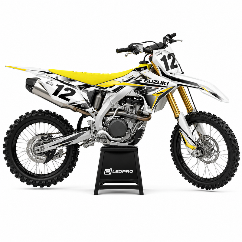 Kit de Gráficas para Motocross Suzuki RMZ - Diseño 28