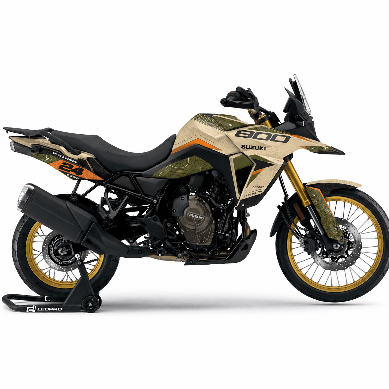 Kit de Gráficas para Moto Suzuki V-Strom 800 - Diseño 6