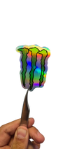 Logo Monster Energy - sticker tornasolado DR3 Calcos