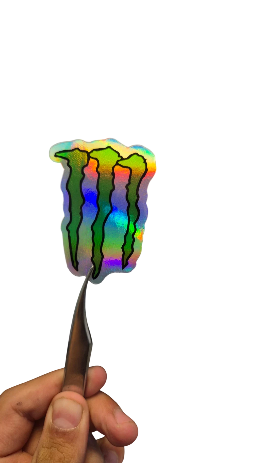 Logo Monster Energy - sticker tornasolado DR3 Calcos
