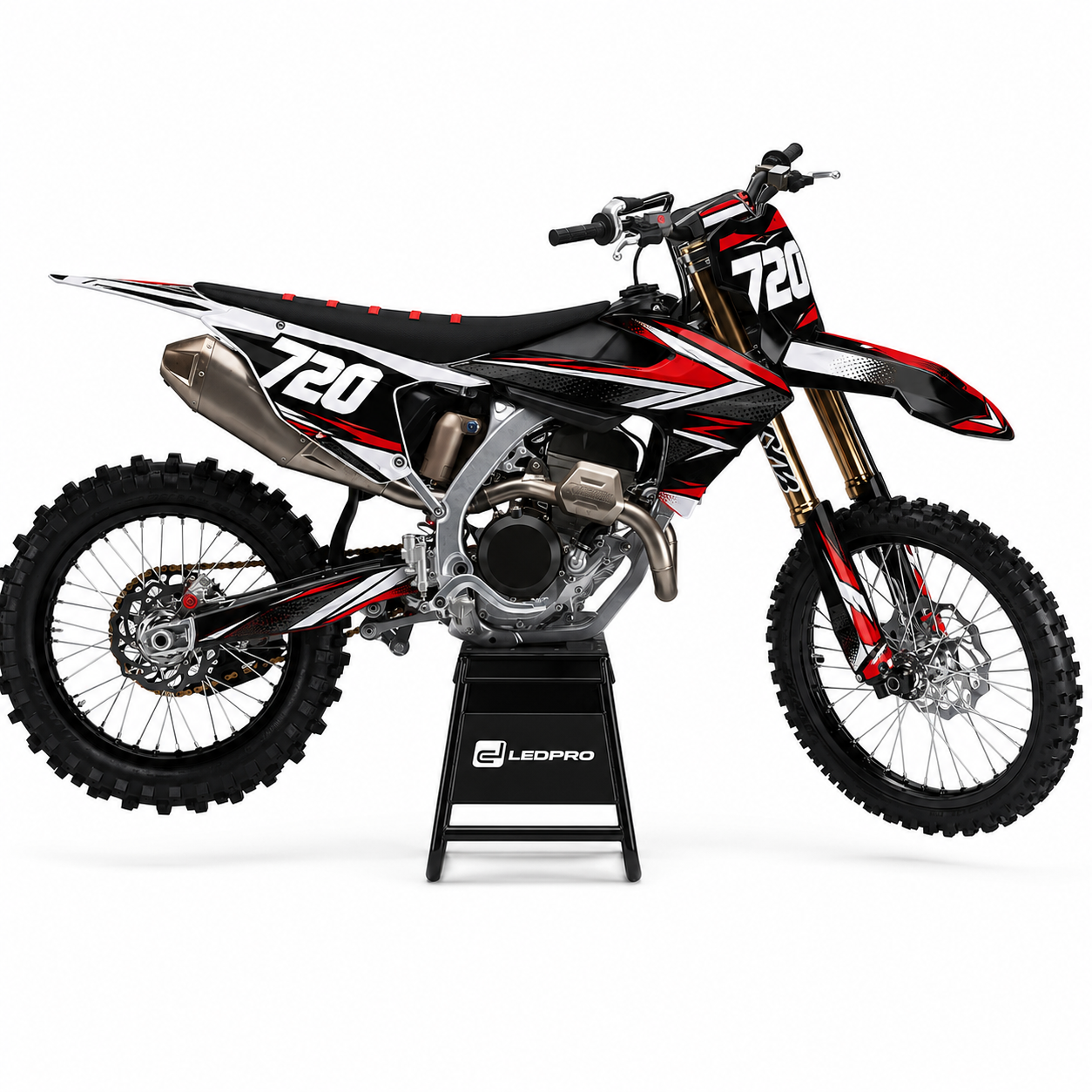 Kit de Gráficas para Motocross Triumph TF250X - Diseño 2
