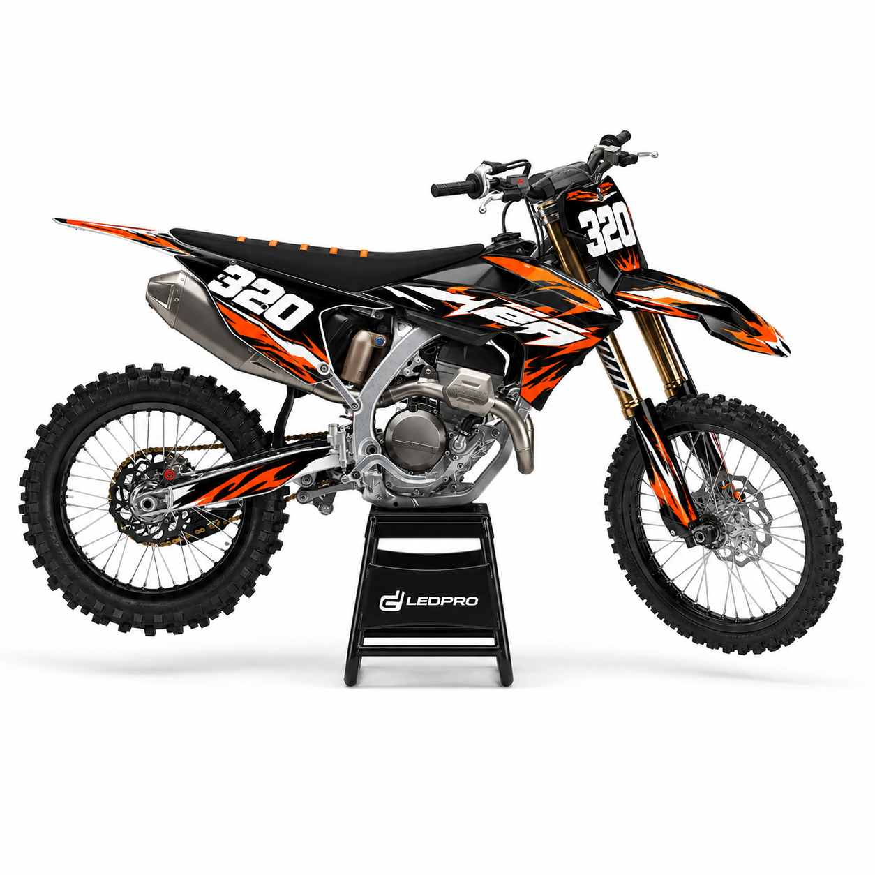Kit de Gráficas para Motocross Triumph TF250X - Diseño 5