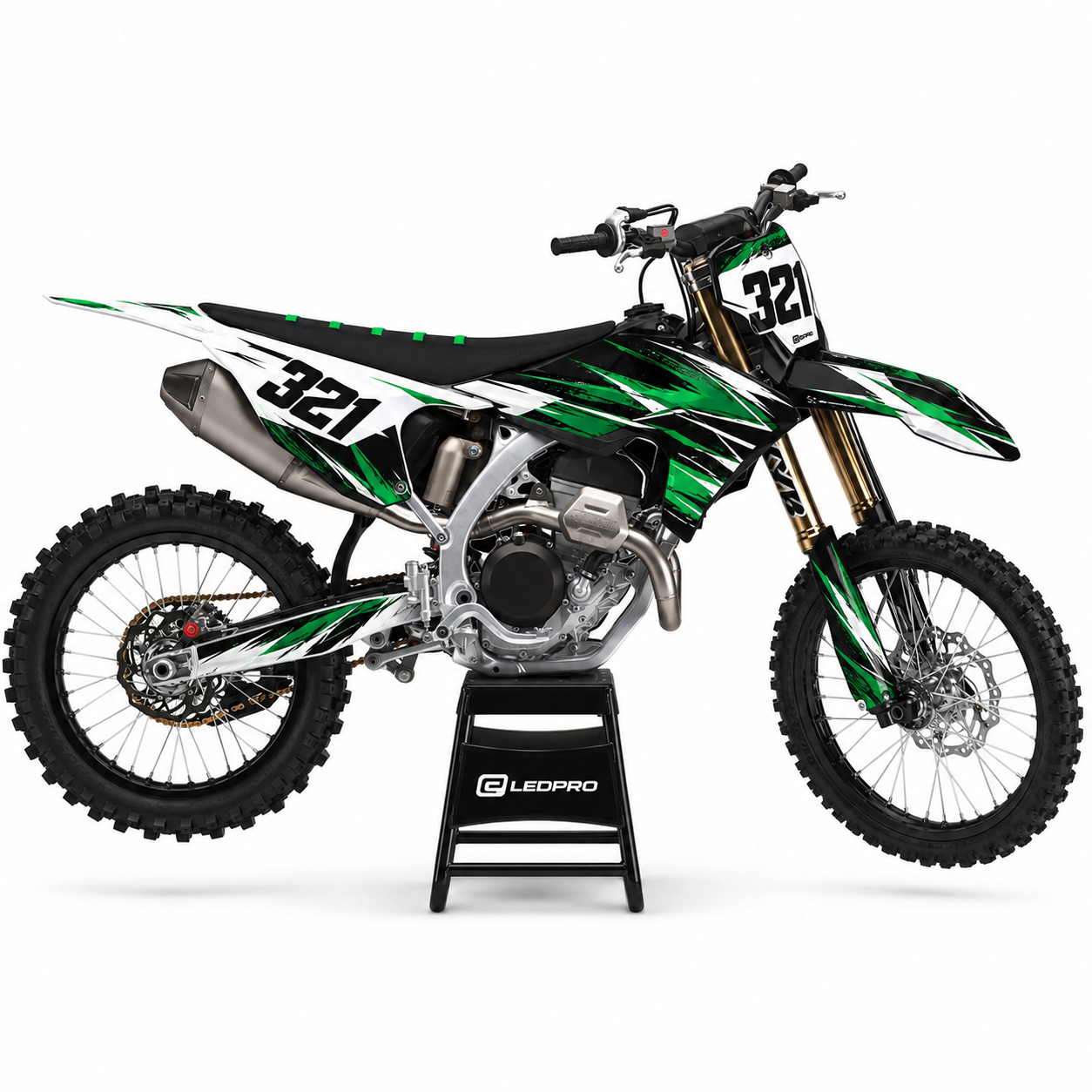 Kit de Gráficas para Motocross Triumph TF250X - Diseño 8