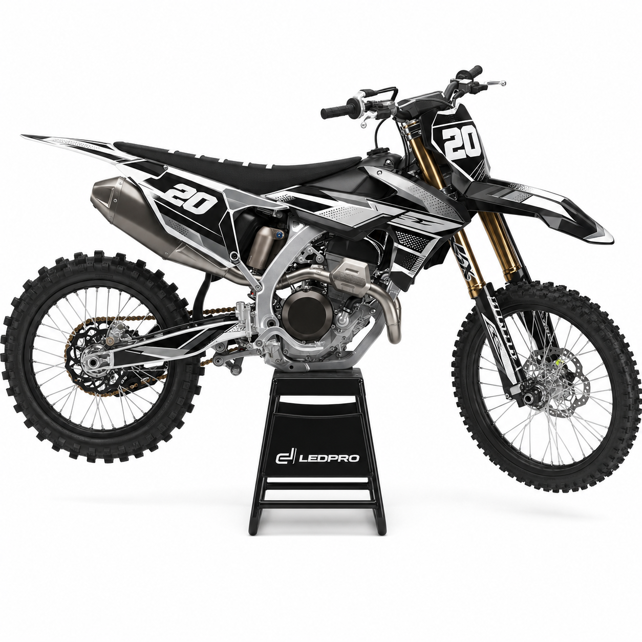 Kit de Gráficas para Motocross Triumph TF250X - Diseño 9