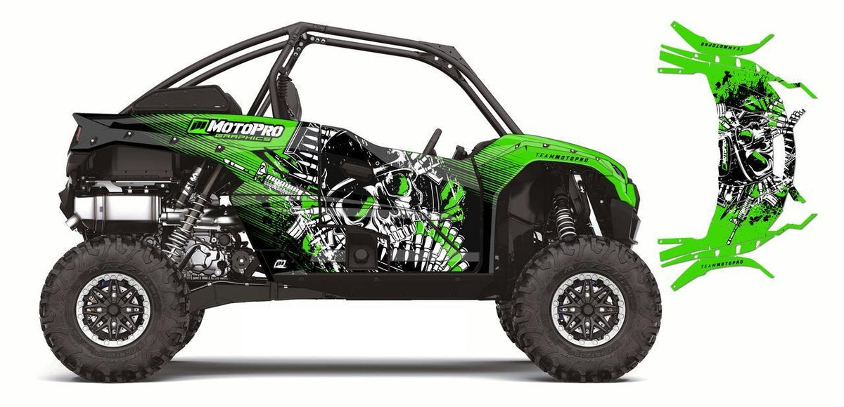 KIT DE GRÁFICAS PARA UTV KAWASAKI TERYX - DISEÑO 08 - LedPro Racing
