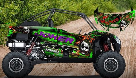 KIT DE GRÁFICAS PARA UTV KAWASAKI TERYX - DISEÑO 21 - LedPro Racing