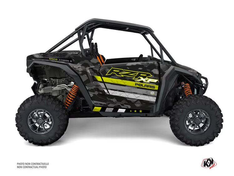 KIT DE GRÁFICAS PARA UTV POLARIS RZR - DISEÑO 06 - LedPro Racing