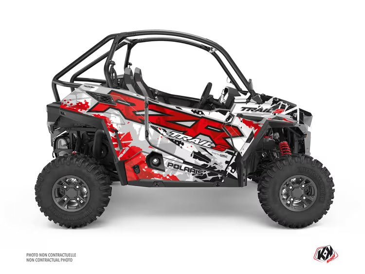 KIT DE GRÁFICAS PARA UTV POLARIS RZR - DISEÑO 15 - LedPro Racing