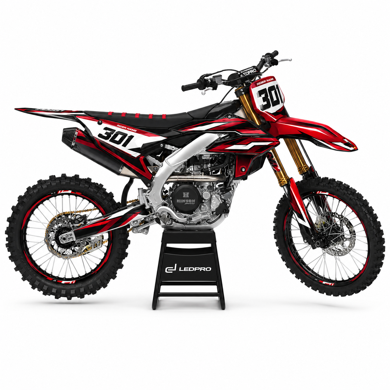 Kit de Gráficas para Motocross Yamaha YZ450F - Diseño 14