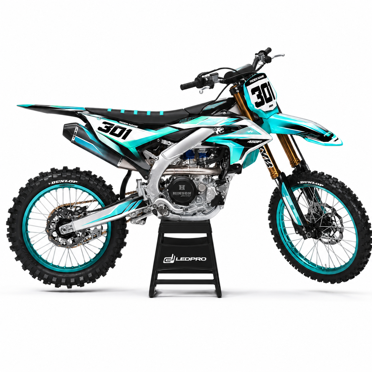 Kit de Gráficas para Motocross Yamaha YZ450F - Diseño 17
