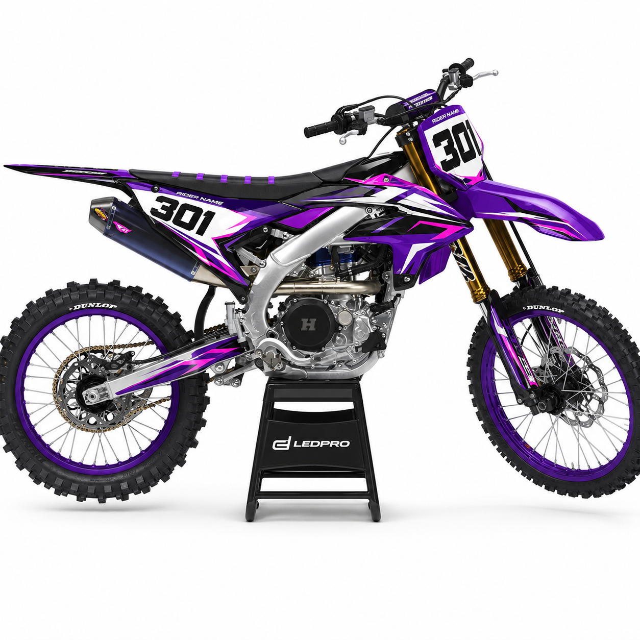 Kit de Gráficas para Motocross Yamaha YZ450F - Diseño 18