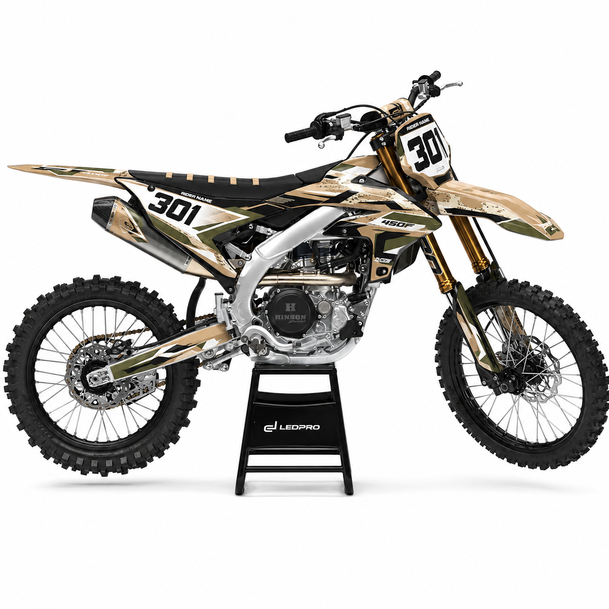 Kit de Gráficas para Motocross Yamaha YZ450F - Diseño 19