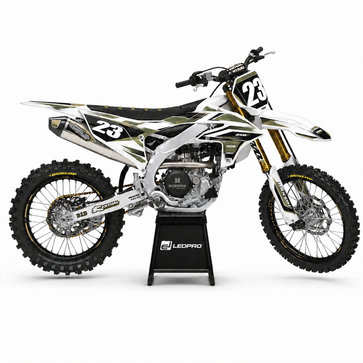 Kit de Gráficas para Motocross Yamaha YZ450F - Diseño 28