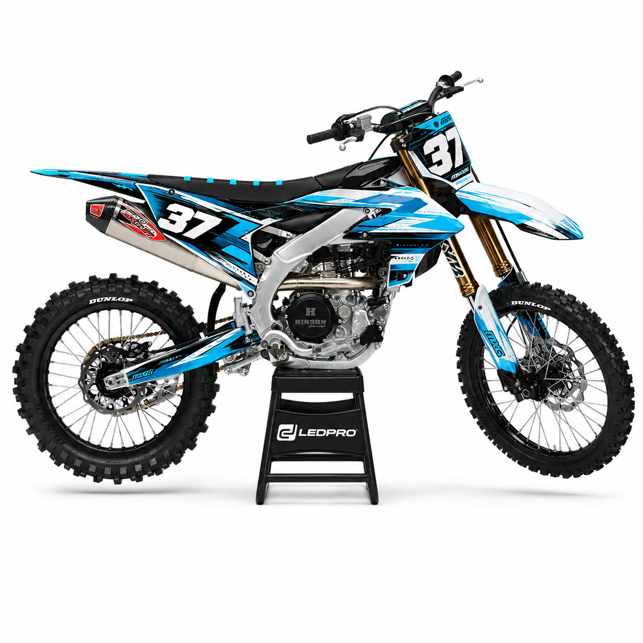 Kit de Gráficas para Motocross Yamaha YZ450F - Diseño 33