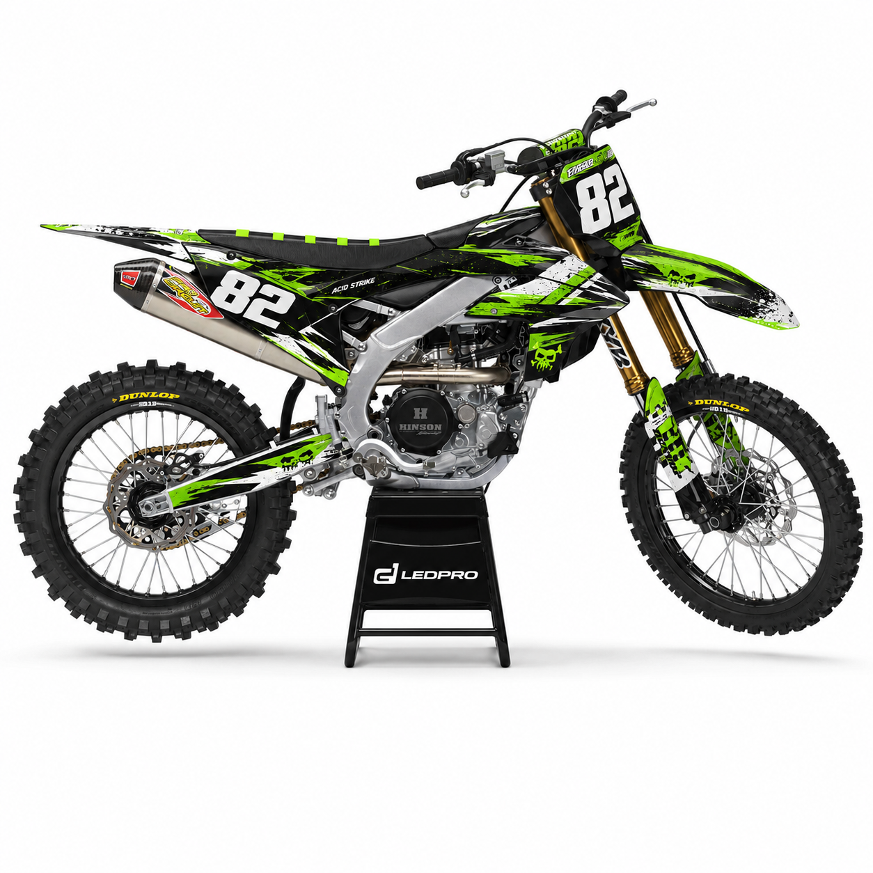 Kit de Gráficas para Motocross Yamaha YZ450F - Diseño 38