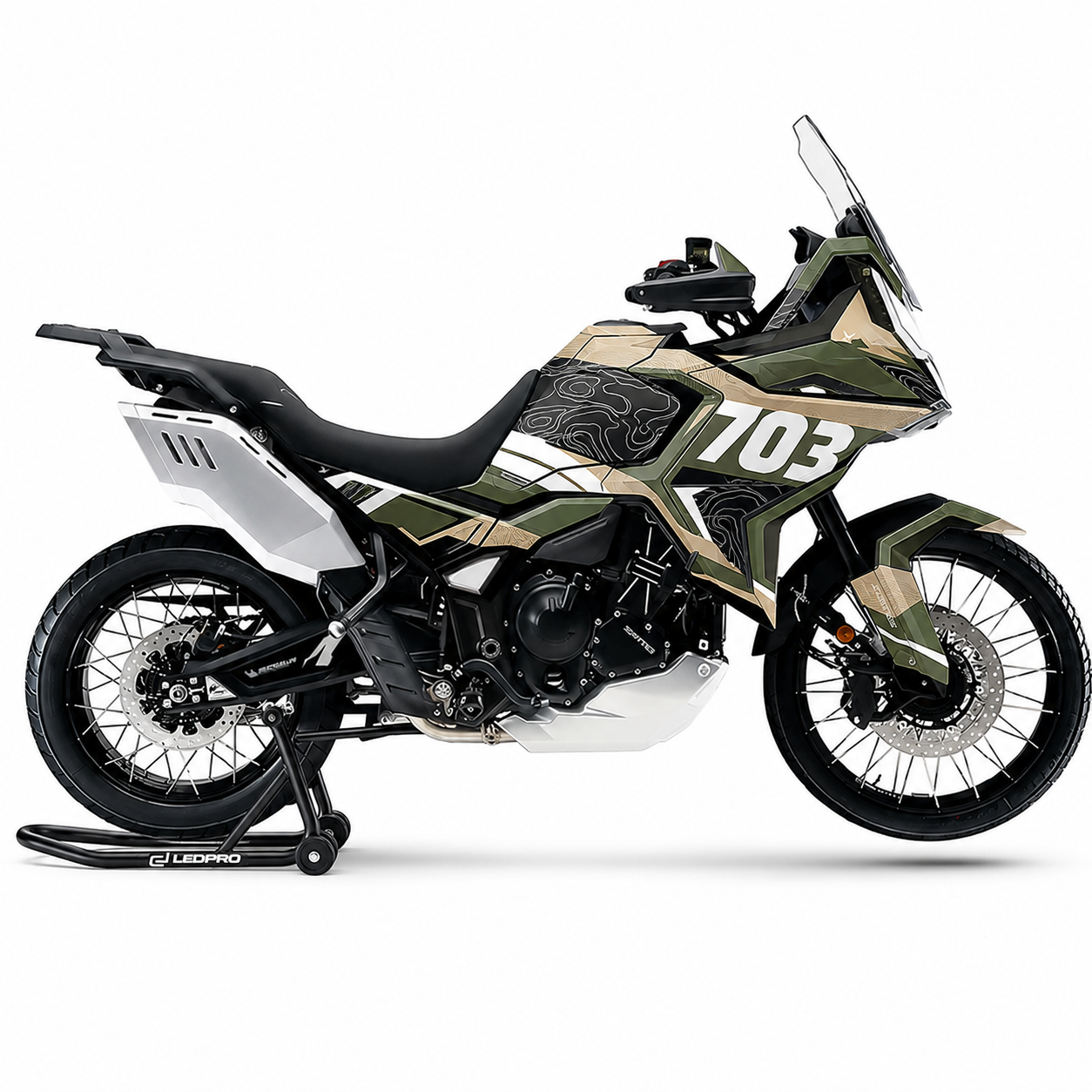 Kit de Gráficas para Moto Zontes 703F - Diseño 2